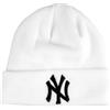 New Era Berretto invernale Cuff Beanie - New York Yankees bianco