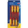 KNIPEX Set cacciaviti isolati Knipex 3mm/4mm/5,5mm/6,5mm/PH1/PH2 6pz - 00 20 12 V01 [12131000]