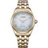 Citizen Orologio donna Citizen EM1143-81X dorato quadrante azzurro