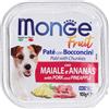 Monge & C. SpA Monge Fruit Cane Maiale&Ananas 100 g Mangime