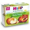 HiPP Linea Svezzamento Merende base Frutta Mela e Pesca 4 Vasetti da 100 g