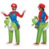 DISGUISE DIS85150CH - Costume gonfiabile da Mario, per bambino, Yoshi