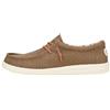 HEY DUDE WALLY WAXED CANVAS MAN WALNUT