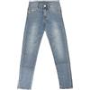 TMK Jeans Lunghi per Bambini, Pantalone Jeans da Ragazzi in Vita Elasticizzata, Pantaloni Denim Blu Junior Bambine Ragazze (cod. 2300) (12 Anni, Jeans-9419)