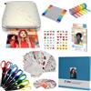 HP Sprocket Select Stampante fotografica istantanea portatile 2,3x3,4 pollici per dispositivi Android e iOS (Bianca) Kit: Zink 20 Pack, album fotografico, forbici, pennarelli, set di adesivi.