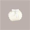 LUCGEL 20 Pz Piccola Scatola Rotonda a Forma di Nuvola Bianca Ideale per Confetti 58x40x85 mm
