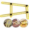 DXIA Regola Multi Angolo Strumento Modello, Angleizer Template Tool, Righello di Misura Multiangolo, Pieghevole Righello di Misurazione, Righello Gnerale Modello Angleizer per tuttofare, Costruttori,