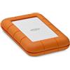 Seagate LaCie Rugged Secure STFR2000403 - HDD - crittografato - 2 TB - esterno (portatile) - USB 3.1 Gen 1 (USB-C connettore) - 256 bit AES - con Piano di Assistenza Recupero Dati di Emergenza di 2 anni STFR2000403