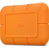 Seagate LaCie Rugged SSD STHR1000800 - SSD - crittografato - 1 TB - esterno (portatile) - USB 3.1 Gen 2 / Thunderbolt 3 (USB-C connettore) - Self-Encrypting Drive (SED) STHR1000800