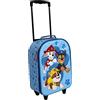 Undercover - Trolley per bambini con licenza - ampio scomparto principale - compagno di viaggio ideale - asta telescopica regolabile e fissabile, multicolore, Paw Patrol