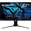 Acer Predator XB273UNVbmiiprzx Monitor Gaming PC 27, Display IPS WQHD, 144 Hz, 1 ms, 16:9, G-SYNC Compatible, HDMI 2.0, DP 1.2, USB3.0, Regolazione in Altezza, Speaker, Cavi HDMI, DP, USB3.0 Inclusi