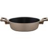 Guzzini - Casseruola basso in alluminio, antiaderente, 24 CM, Bronzo, ''COOK&STRONG''