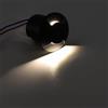 Generico Faretto led calpestabile da esterno 220V 1W nero 6cm luce calda, luce naturale IP67 da incasso (3000K caldo, 2 Luci)