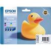 Epson Multipack nero / ciano / magenta / giallo C13T05564010 T0556 4 cartucce: T0551 + T0552 + T0553 + T0554