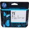 HP Testina per stampa grigio/nero C9380A 72