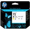 HP Testina per stampa giallo/nero opaco C9384A 72