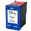 Cartuccia compatibile rigenerato per HP 28 colore C8728A(28) CMY