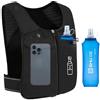 HMAKGG Zaino Trail Running per Uomo e Donna - Gilet Running con Borraccia Morbida 470 ml - Senza BPA - Gilet Corsa Uomo - Leggero & Traspirante - Regolabile - Run Vest Asciugatura rapida