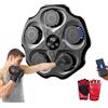MAGIC SELECT Macchina da Boxe Musicale, Attrezzatura da Allenamento per Boxe a Parete In PU con Guantoni da Boxe, Pad da Boxe a LED, Bluetooth, Luci al Ritmo Della Musica. (2 mode, 43x43x5 cm)