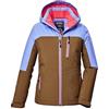 killtec Bambine e ragazze Giacca funzionale/giacca da esterno con cappuccio KOW 353 GRLS JCKT, pink, 128, 42146-000