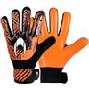 HO Soccer Game Blue Guanti da portiere, unisex, per bambini, nero/arancione, 2