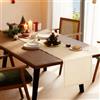 Encasa XO Runner da Tavola in Puro Cotone Orlato 16x72 Naturale