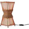 M2 OUTLET M2OUTLET 46299 - Lampada da tavolo SKOV, ø 19 cm, in bambù e rattan
