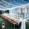 Dekofun Tenda Luminosa 6M x 3M 600 LED Luci a Tenda con Presa, Timer, 8 Modalità, Impermeabilità IP65 Cascata di Luci per Esterno Interno Casa Balcone Giardino MatrimonioTerrazzo - Bianco Freddo