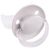 dentistar STOPPi Ciuccio per lo svezzamento per neonati e bambini piccoli - da 24+ mesi - Ciuccio in silicone supporta lo sviluppo sano dei denti - senza BPA - Made in Germany - Grigio freddo