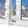 NewBinn 2PCS Serrature di Sicurezza per Bambini, Autoadesiva Catena Limitatore Apertura Finestra, Bianco Lucchetto Frigorifero, Serrature per Finestre per Bambini Frigo Cassetto Armadi