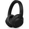 PHILIPS TAH6509BK/00 Cuffie Bluetooth wireless Over-Ear con cancellazione del rumore - qualità superiore della chiamata, assistente vocale compatibile con 70 ore di tempo di riproduzione - Nero, 2024