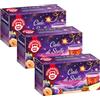 Pompadour, Infuso Cielo di Stelle, 60 Filtri (3 Confezioni da 20 Filtri), con Cannella e Prugna, Ideale per le Fredde Sere d'Inverno, Senza Lattosio, Glutine e Allergeni, Vegan
