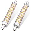 DoRight Lampadina R7S 118mm a LED, 15W LED R7S Lampadina Lineare J118 Equivalente 150W Lampada Alogena, Bianco Naturale 4000K, 118mm Slim Doppio Effetto Lineare, Non Dimmerabile, 2 Pezzi