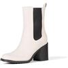 Amazon Essentials Stivaletti Chelsea con Tacco Donna, Sabbia, 42 EU