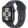 APPLE Watch SE 2024 GPS 40mm alluminio mezzanotte con cinturino Sport - S/M