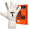 T1TAN Classic 1.0 White-Out - Guanti da portiere - senza protezione per le dita - guanti da portiere di calcio - taglia 11