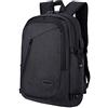 WAWJ Zaino Antifurto Zaino Per PC Portatile,WAWJ Zaino Per PC Portatile Impermeabile,Zaino Uomo con porta USB,Zaino per 15,6 Pollici Laptop,Zaino per Lavoro e Scuola Business Laptop Backpack, (Nero)