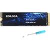 Ediloca EN705 SSD 1TB PCIe Gen4, NVMe M.2 2280, 3D NAND TLC, fino a 5000 MB/s, unità a stato solido interna, cache SLC dinamica, compatibile con PS5, laptop e PC desktop