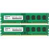 D DUOMEIQI 16GB kit 2x8GB DDR3 1600MHz 8GB PC3-12800u 2RX8 DDR3 12800 DIMM RAM UDIMM Memoria 1.35V 240-Pin CL11 Unbuffered Non-ECC Desktop