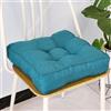 VFDC Cuscino per sedia da giardino, sala da pranzo, cucina, interni, blu pavone