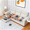 uyeoco Copriseduta Divano Elasticità Fodera per Cuscino del Divano Indipendente,Fodera per Sedile Divano Fodera Coprisedile, Protezione del Cuscino Sedile del Divano ( Color : #21 , Size : 3 seats (150-190cm