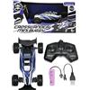 Lexibook, Crosslander® Mini Buggy, Buggy radiocomandato, velocità fino a 15 km/h, Paraurti anteriori e posteriori, Ricaricabile, Blu, RC17