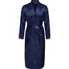 LOIJMK Accappatoio da uomo in raso, kimono, camicia da notte taglie forti, con cintura, leggero, morbido, tinta unita, da notte, Blu, M