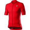 Castelli ENTRATA V Jersey, Maglietta Uomo, Fiery Red, XS