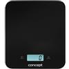 CONCEPT électroménager VK5712 Bilancia da cucina elettronica, colore: Nero