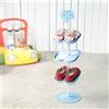 Guoyi® - Scarpiera per bambini, 3D, in stile fumetto, con ripiani creativi girabili elefante