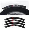 JNNJ 4 Pezzi Universale Ruota Arco Sopracciglia Arco Trim Auto, Morbida Protezione Universale per Parafanghi, Auto Antigraffio Anti-collisione Protezioni per Sopracciglio Passaruota Flessibili