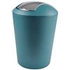 Douceur d'Intérieur, Pattumiera Flic Flac (5,6 L) Vitamina Blu/Smeraldo, Plastica