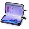 noTrash2003 Sterilizzatore disinfettante UV per smartphone, carte di credito, Earpods, chiave con chiusura lampo, custodia in poliestere con blocco RFID e 2 modalità di sterilizzazione, uccide i batteri dal