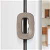 AMOMYDOG Blocco Frigorifero, Serratura per Frigorifero, Blocco Sicurezza per Bambini con Adesivo 3M, Blocco Serratura Cassetti per Bambini (Grigio)
